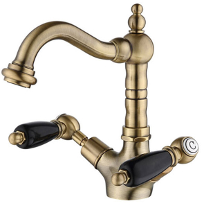 Смеситель для умывальника Caprigo Adria-classic Black Edition 03B-526-VOT