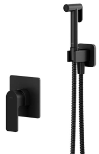 Смеситель встраиваемый Omnires Baretti SYSBABI1BL с гигиеническим душем