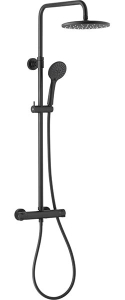 Душевая стойка Armatura Moza Black 5736-910-81 термостатическая