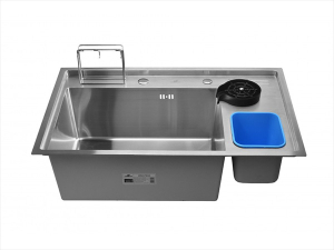 Кухонная мойка Wisent WM37850 / WW405A с дозатором, ринзером и контейнером для мусора