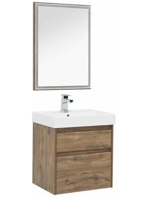 Комплект мебели Aquanet Nova Lite 60 / 75 / 85 / 100 2 ящика дуб рустикальный