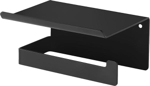 Держатель для туалетной бумаги Deante Mokko Nero ADM N221 с полкой для телефона