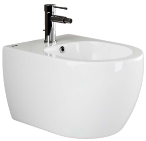 Подвесное биде CeramicaNova Play CN3002 с донным клапаном