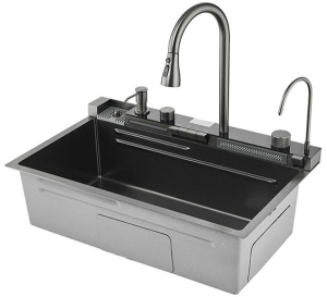 Кухонная мойка Savol S-SC001Q со смесителем 8 в 1