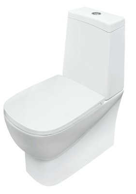 Напольный унитаз Sanita Luxe Infinity SL DM Slim (с крышкой SoftClose)
