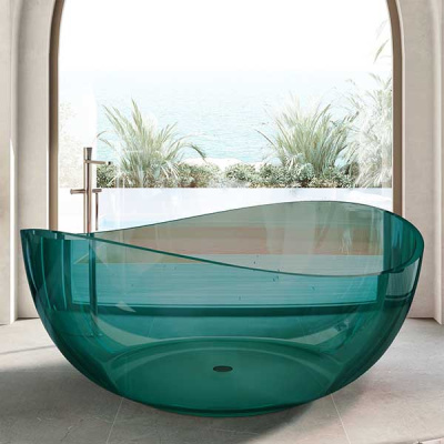 Ванна из полиэфирной смолы Abber Kristall AT9705Aquamarin