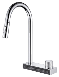 Смеситель для кухонной мойки Abber Wasser Kreis AF8114 с выдвижным изливом
