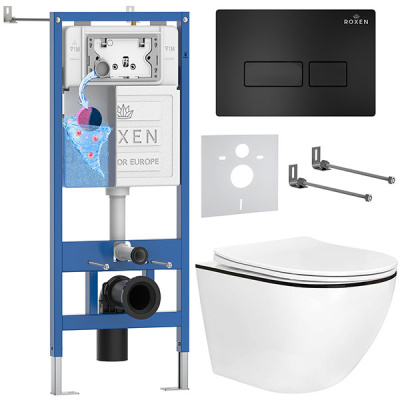 Комплект инсталляции 6 в 1 Roxen StounFix Dual Fresh 964755 с аромадозатором