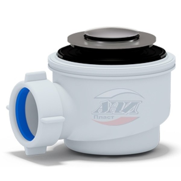 Сифон для душ.поддона 1 1/2"х50 хром Е410CL (Россия)