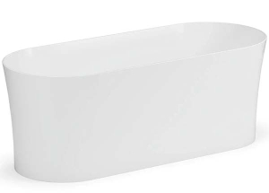 Ванна из искусственного камня Canterno Аликанте-1700 белый матовый Solid Surface