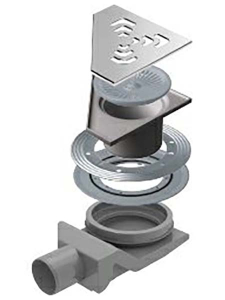 Душевой трап Pestan Confluo Angle 8 with flange