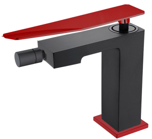 Смеситель для биде Boheme Q 146-BR.2 Black Red