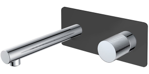 Смеситель встраиваемый Boheme Stick 125-BCR.2 Black Touch Chrome для умывальника