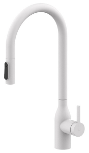 Смеситель для кухонной мойки Paulmark Universal Un213880-WH с подключением к фильтру воды