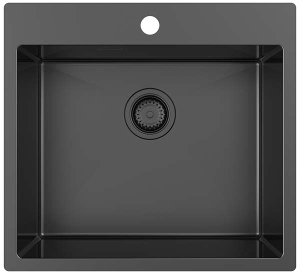 Кухонная мойка Zorg ZRN 5055 Premium PVD Gunblack