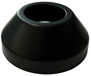 Чашка декоративная 1/2" черная