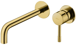 Смеситель встраиваемый Boheme Uno 465-G Gold / 465-MG Matt Gold для умывальника