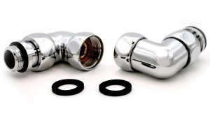 Комплект угловых американок 3/4"х1/2" Г/Ш со сгоном