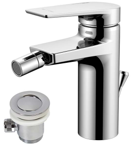 Смеситель для биде WasserKraft Lopau 3206 с донным клапаном