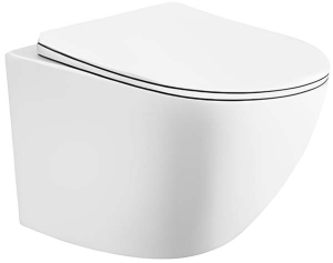 Подвесной унитаз Cerutti Sella Aria CT7183 безободковый с крышкой SoftClose
