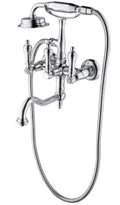 Смеситель для ванны Caprigo Adria-classic Metal Edition 03M-510-CRM