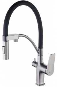 Смеситель для кухонной мойки Lemark Bronx LM3761BL / LM3761BLR / LM3761GM с подключением к системе очистки воды