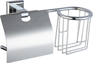 Держатель для туалетной бумаги Savol S-L09551 с держателем для освежителя воздуха