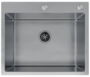 Кухонная мойка Axus LS-6050S с коландером, дозатором и держателем губки