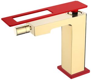 Смеситель для биде Boheme Q 146-GR Gold Red