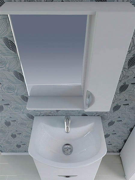 Шкаф-зеркало Vigo Callao 500 / 600 / 700 / 800, 52х70, белый