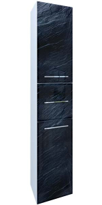 Пенал 1Marka Visbaden 30П 2д. 1в.я. Black stone
