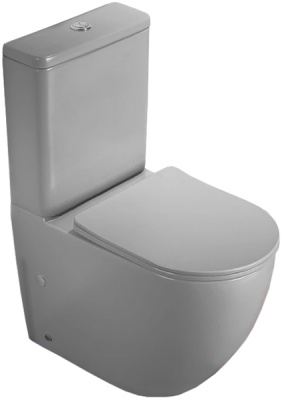 Напольный унитаз CeramaLux 2166XMDH / 2166XMH безободковый