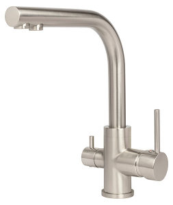 Смеситель для кухонной мойки Zorg Akvaduo Premium Brass satin под фильтр