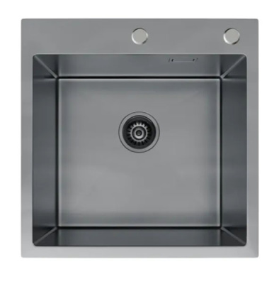 Кухонная мойка Axus LS-5050S / LS-5050SD с коландером, дозатором и держателем губки