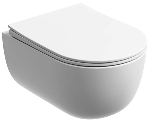 Подвесной унитаз CeramicaNova Modena CN6063 / CN6063MW Rimless Soft Close