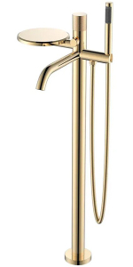 Смеситель для ванны Boheme Stick 129-GG.2 Gold Touch напольный