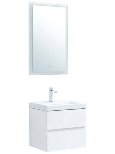 Комплект мебели Aquanet Беркли 50 / 60 / 80 белый глянец