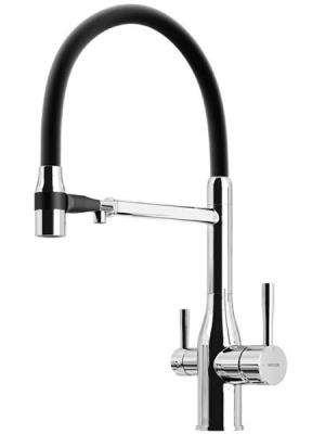 Смеситель для кухонной мойки Sancos Garda SC4009CH / SC4009BN с подключением к фильтру воды