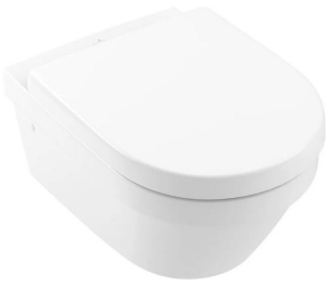 Подвесной унитаз Villeroy&Boch Architectura 4694HR01 безободковый с сиденьем Soft Close