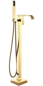 Смеситель для ванны Rea Carat Gold REA-B5231 напольный