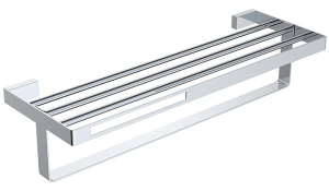 Полка для полотенец с держателем Boheme Q Chrome 10947-CR
