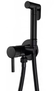 Смеситель встраиваемый Filarete Roun FL100BL с гигиеническим душем