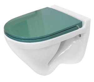 Подвесной унитаз Sanita Luxe Attica Luxe Color Sea SL (с крышкой SoftClose)