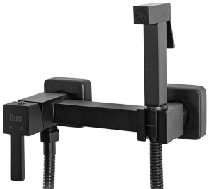 Смеситель для биде Vivi Felice 6515 с гигиеническим душем nero opaco