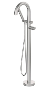 Смеситель для ванны Deante Silia Hexa Steel BHS F17N напольный