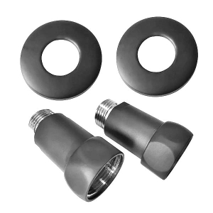 Комплект прямых американок 1"x1" Г/Ш оружейная сталь