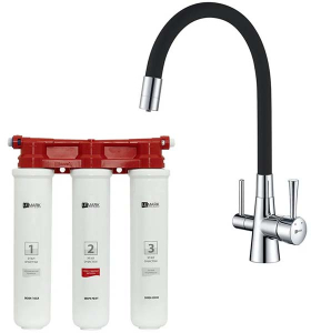 Смеситель для кухонной мойки Lemark Comfort LM3075C085 в комплекте с фильтром