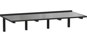 Столешница Good Door с г-образным кронштейном черная