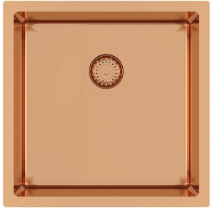 Кухонная мойка AquaSanita Steel Der 100 X-C copper