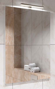 Зеркало Alavann Soft Silver 60